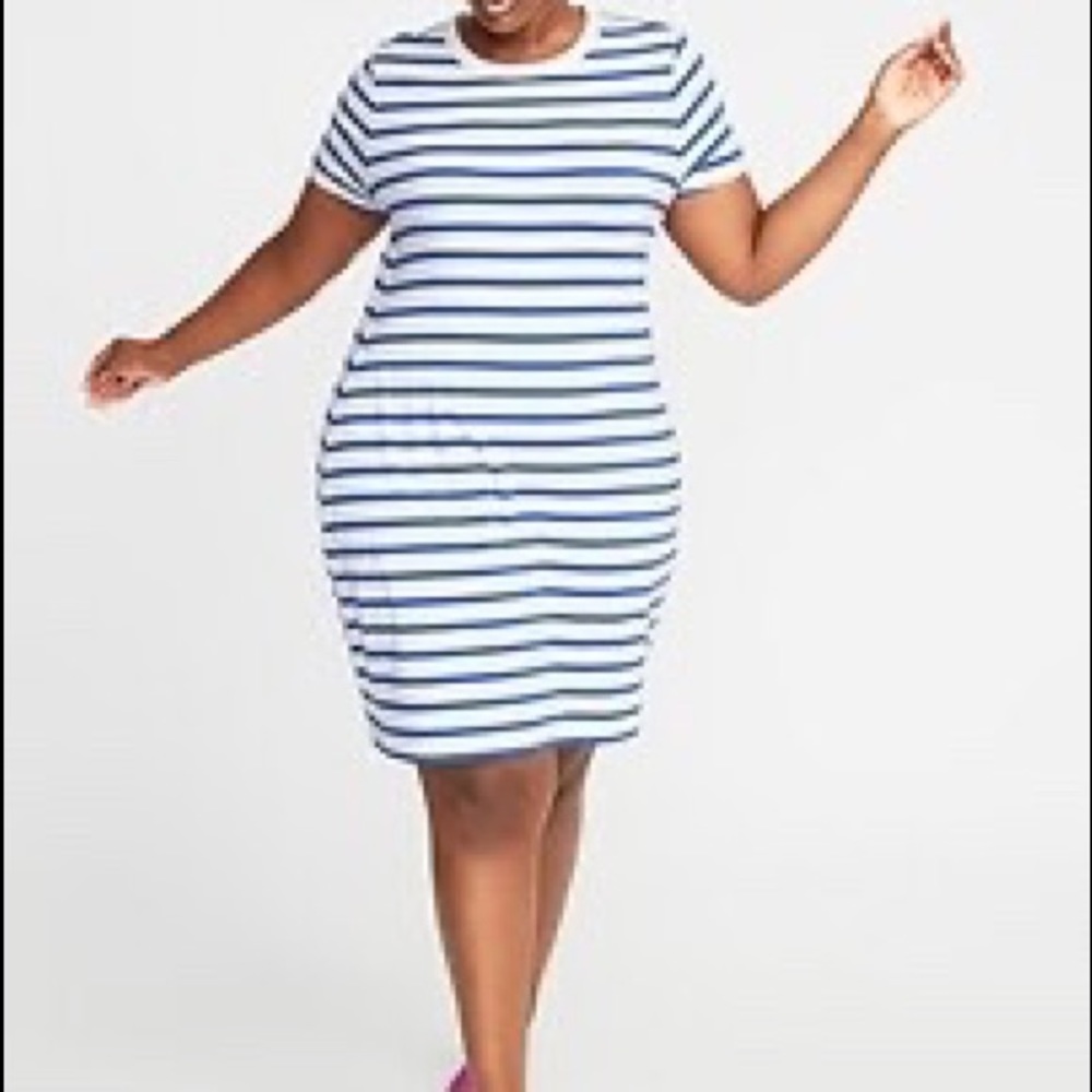 Old Navy fitted jersey T-shirt dress in 3x